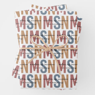 Feuille De Papier Cadeau Maîtrise en sciences de MSN en sciences infirmière