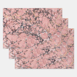 Feuille De Papier Cadeau Marbre rose du Tennessee