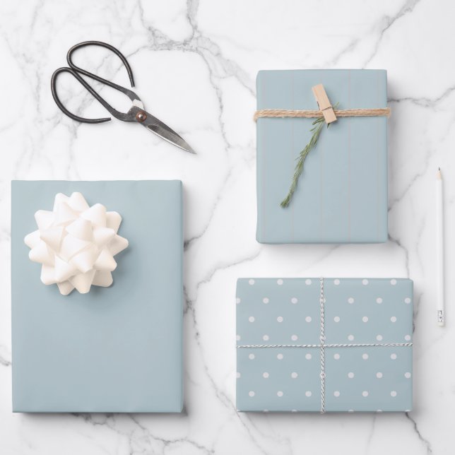 Feuille De Papier Cadeau MARIAGE monochrome vert à écran clair BUDGET (Recto)