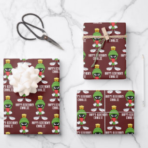 Feuille De Papier Cadeau MARVIN LE MARTIEN™ contrarié