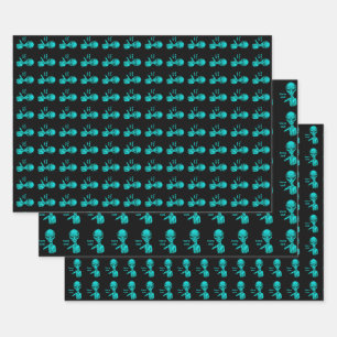Feuille De Papier Cadeau Mauvais Alien, Tu es le prochain !