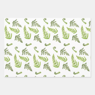 Feuille De Papier Cadeau Mélange de forêts
