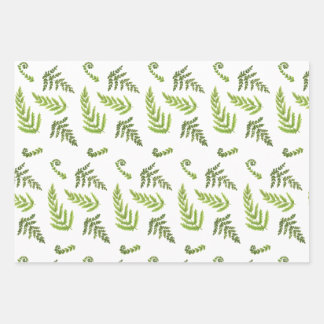 Feuille De Papier Cadeau Mélange de forêts
