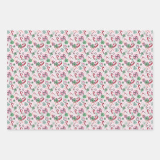 Feuille De Papier Cadeau Menthe poivrée