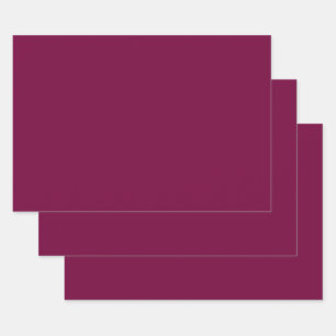 Feuille De Papier Cadeau Merlot (couleur solide)
