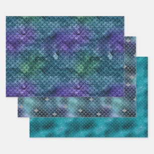 Feuille De Papier Cadeau Mermaid
