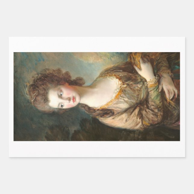 Feuille De Papier Cadeau Mesdames (Devant)