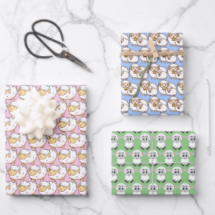Feuille De Papier Cadeau Mignons Murs Blancs Pour Vos Enfants
