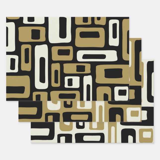 Feuille De Papier Cadeau Moderne (Lot)