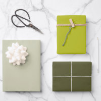 Moderne Pearl Pomme foncée Vert Couleur solide Chi