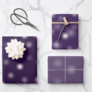 Feuille De Papier Cadeau Modeste blanc Jouer Random points de fond