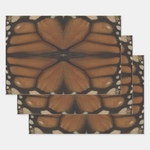 Feuille De Papier Cadeau Monarch Butterfly Wing Close Up Motif