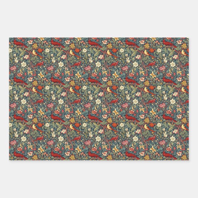 Feuille De Papier Cadeau Morris Inspiré Melange (Devant)