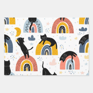 Feuille De Papier Cadeau Motif