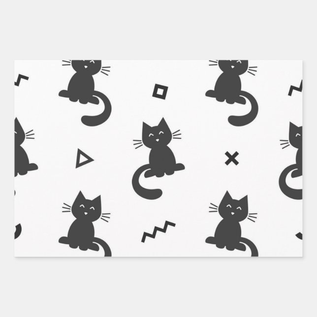 Feuille De Papier Cadeau Motif (Devant)