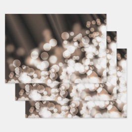 Feuille De Papier Cadeau Motif Abstrait de Bokeh