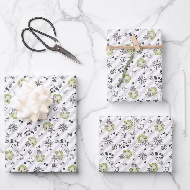 Feuille De Papier Cadeau Motif Beetlejus (Recto)