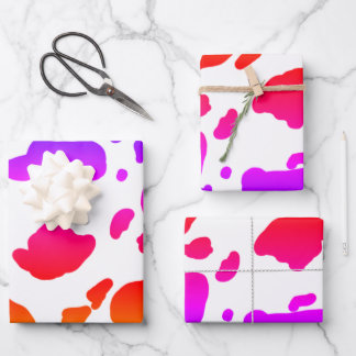 Feuille De Papier Cadeau Motif d'arty couleur élégant