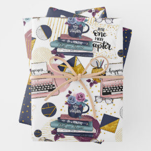 Feuille De Papier Cadeau Motif de basculement