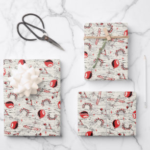 Feuille De Papier Cadeau MOTIF de jouets pour enfants IT