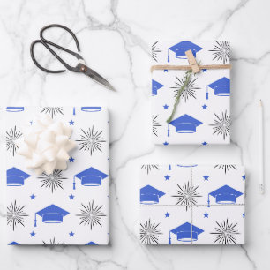 Feuille De Papier Cadeau Motif de la limite de diplôme
