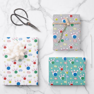 Feuille De Papier Cadeau Motif de quilles