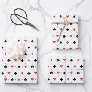 Feuille De Papier Cadeau Motif du pont de cartes