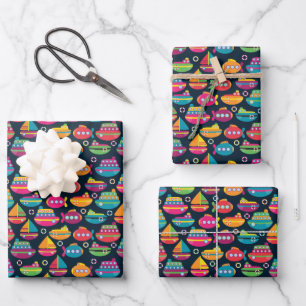 Feuille De Papier Cadeau Motif du transport maritime