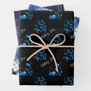 Feuille De Papier Cadeau Motif fête des pères