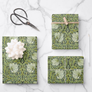 Feuille De Papier Cadeau Motif floral vintage Pimpernel de William Morris