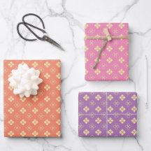 Motif japonais de fleurs Hanabishi
