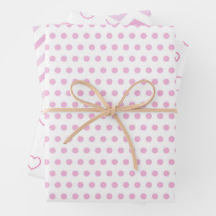 Feuille De Papier Cadeau Motif rose rose de Noël esthétique