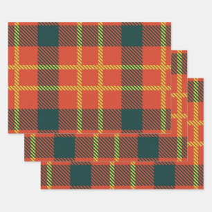 Feuille De Papier Cadeau Motif rouge cool