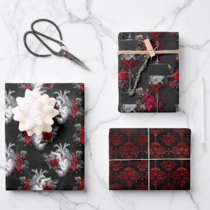 Feuille De Papier Cadeau Motif Vampire