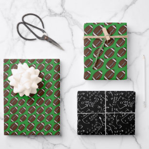 Feuille De Papier Cadeau Motifs de football