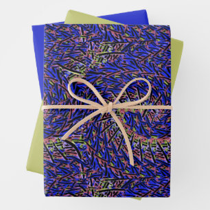 Feuille De Papier Cadeau MVB - Tissu de bracelet ethnique - ton de bijoux