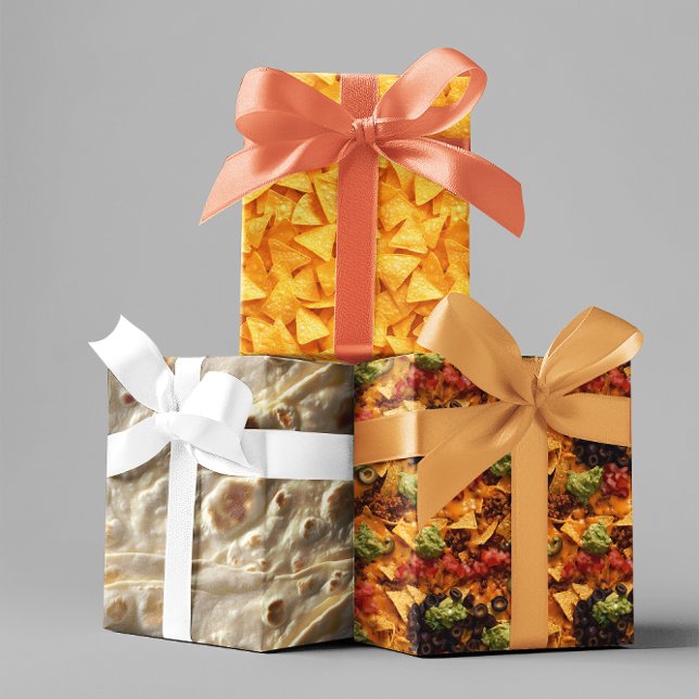 Feuille De Papier Cadeau Nachos de Tortilla Nachos (Créateur téléchargé)
