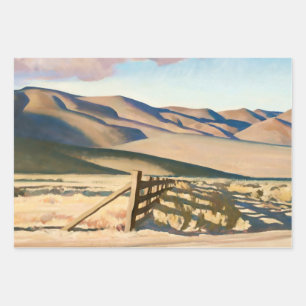 Feuille De Papier Cadeau « Nevada Hills » par Maynard Dixon