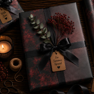 Feuille De Papier Cadeau Nocturne de Cendres
