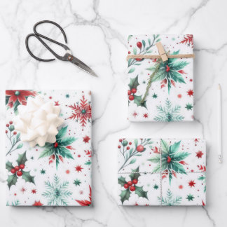 Feuille De Papier Cadeau Noël