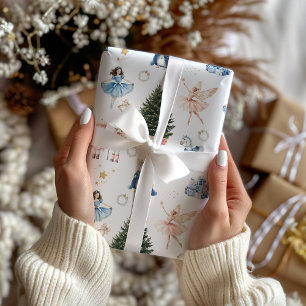 Feuille De Papier Cadeau Noël des noisettes