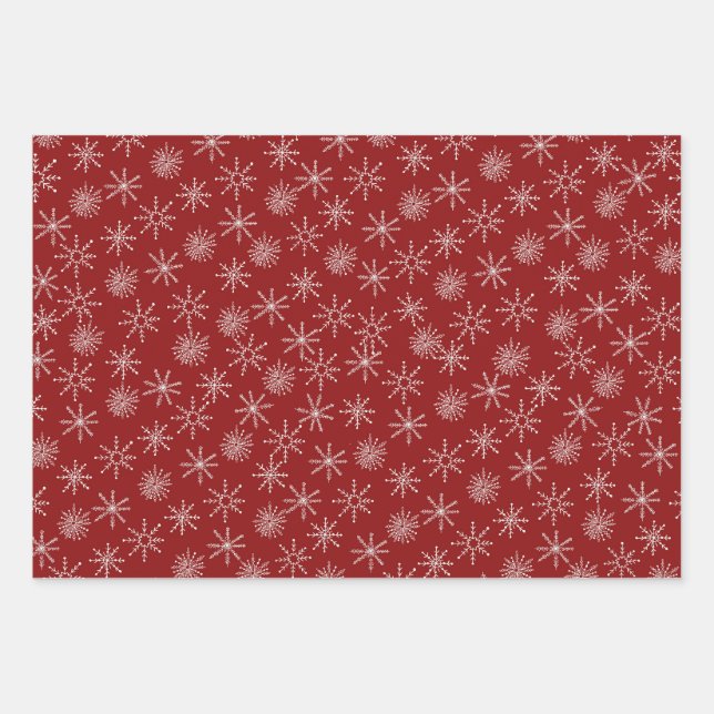 Feuille De Papier Cadeau Noël festif (Devant)
