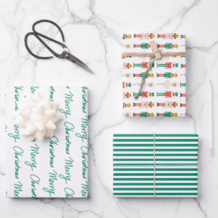 Feuille De Papier Cadeau Noël Festif Noisette Noël