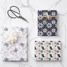 Noël gris blanc argent simple élégant