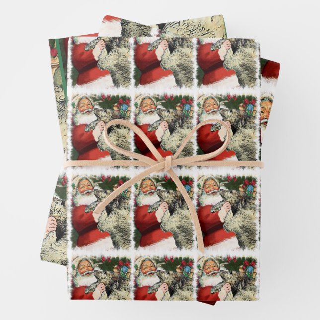 Feuille De Papier Cadeau Noël irlandais Wolfhound (En situation)