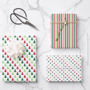 Feuille De Papier Cadeau Noël moderne