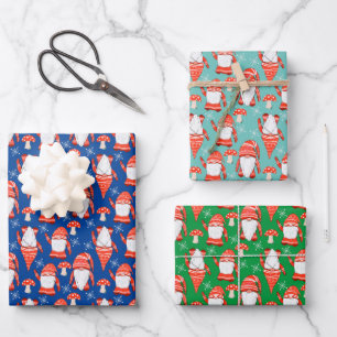 Feuille De Papier Cadeau nordome suédois Noël