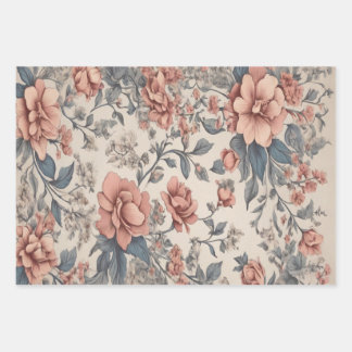 Feuille De Papier Cadeau Notre amour fleurit comme ces fleurs.