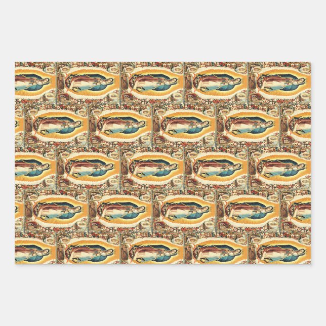Feuille De Papier Cadeau Notre-Dame de Guadalupe (Devant)
