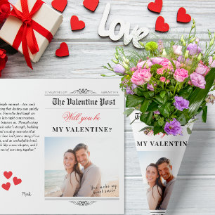 Feuille De Papier Cadeau Notre histoire d'amour Valentines Day Journal Coeu